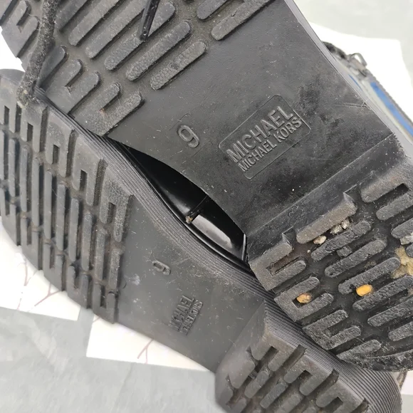 Michael Kors Black Combat Boots - Picture 4 of 4